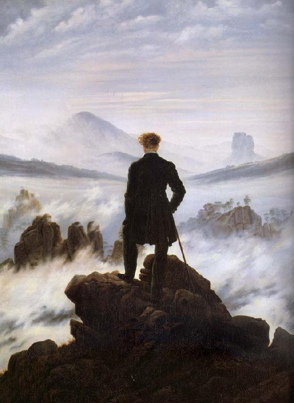 Caspar David Friedrich The walker above the mists France oil painting art
